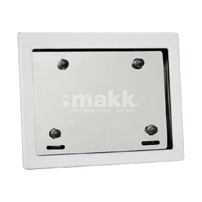 Рамка номерного знака Exprofesso нержавеющая сталь Новый Гост АВТО EX-044 КВАДРАТ 300мм*180мм