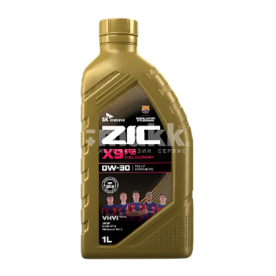 Масло моторное ZIC X9 FE 0W30 синт. API SP ILSAC GF-6A  1л