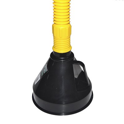 Воронка разборная Oktan с гибким шлангом 135 мм  латунное сито A2-01-06 Премиум