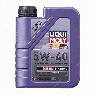 Масло моторное LIQUI MOLY Diesel Synthoil 5W40 синт. API CF ACEA A3/B4 1л