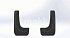 Брызговики черные модель Volkswagen Polo SD (09-15) задний ряд (к-т 2шт) SRTK BR.Z.W.POL.09G.06000