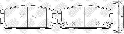 Колодки тормозные задние PN0098 NIBK
