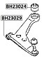 Сайлентблок MMC Lancer CS#A Outlander CU2W передн.рыч.задний BH23024 JIKIU