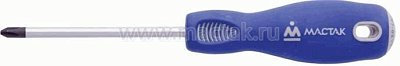 Отвёртка крестовая Phillips 1х150 мм, держатель Мастак 041-01150H