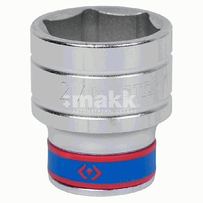 Головка торцевая стандартная шестигранная 1/2", 27 мм King Tony 433527M