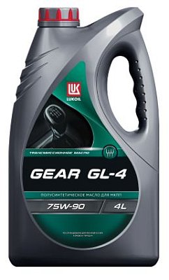 Масло трансмиссионное Лукойл GEAR 75W90 п/синт. API GL-4 1л