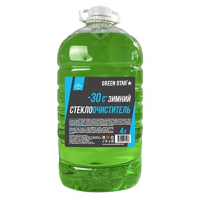 Незамерзающая жидкость Green Star  -30C 4л