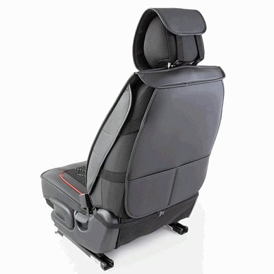 Накидки на сиденье Car Performance передние 2 шт экокожа черные CUS-2092 BK/BK