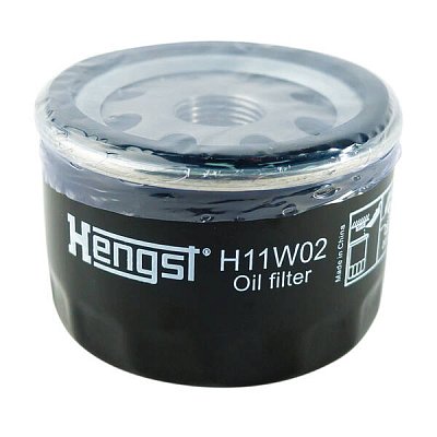 Фильтр масляный Hengst H11W02 (W 75/3) Nissan Almera, Premiera, Quashqai; Renault Clio, Megane