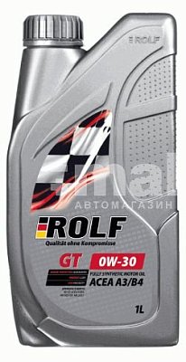 Масло моторное ROLF GT 0W30 синтетическое ACEA A3/B4 1л (12шт/уп) 