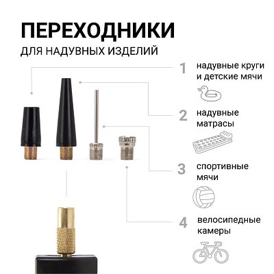 Компрессор  65л/мин 300W 12V металлический двухпоршневой, шланг с перех. AUTOPROFI 4шт/уп AK-65