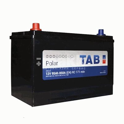 Аккумуляторная батарея 95 Ач Tab Polar S (105D31R) п/п Азия (246995) 30,6×17,3×20,0/22,1
