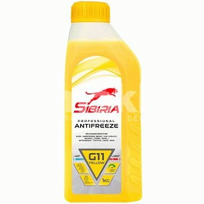 Антифриз SIBIRIA -40 (желтый) 1кг 