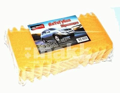 Губка ALMEGA премиум  пористая  цвет в ассортименте 240х120х70мм 