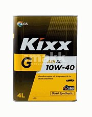 Масло моторное Kixx G SL 10W40  полусинтетическое 4л 