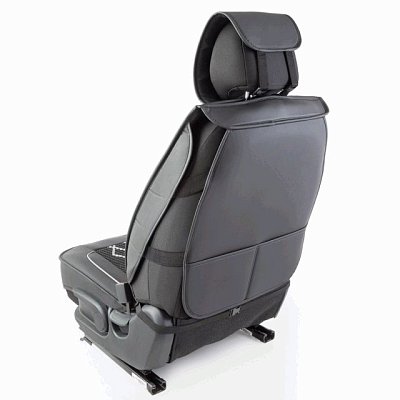 Накидки на сиденье Car Performance передние 2 шт экокожа черн/серые CUS-2092 BK/GY