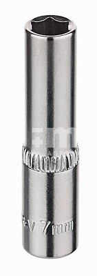 Головка торцевая глубокая шестигранная 1/4" 7 мм Кraft 700654