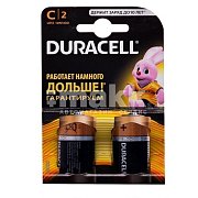 Батарейка C/LR14 DURACELL  (2 шт/бл)