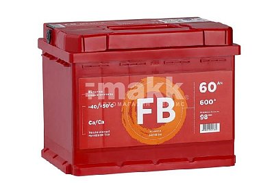 Аккумуляторная батарея 60 Ач FB п/п 24,2*17,5*19