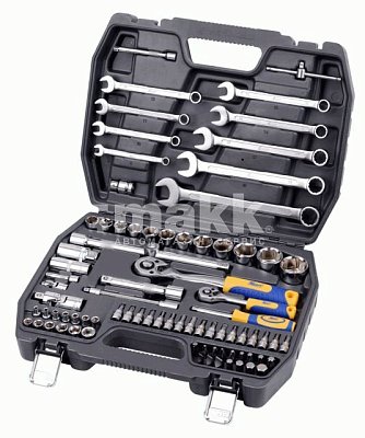 Набор инструмента 1/2" и 1/4" 82 предмета Kraft 700305