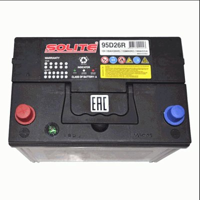 Аккумуляторная батарея 85 Ач Solite CMF п/п (95D26R)  26*16,8*22
