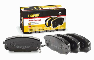 Колодки тормозные передние HF 350 520 HOFER