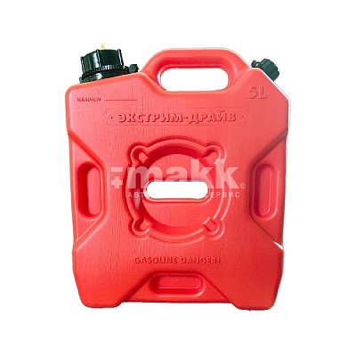 Канистра 5л пластиковая Экстрим Драйв плюс красный 