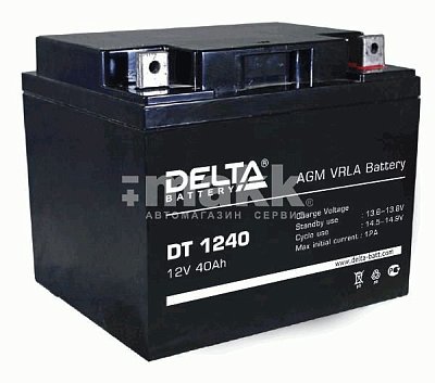 Аккумуляторная батарея Delta 12В 40 Ач DT 1240