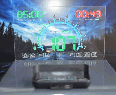 Проектор на лобовое стекло универсальный (HUD дисплей) pro5.8