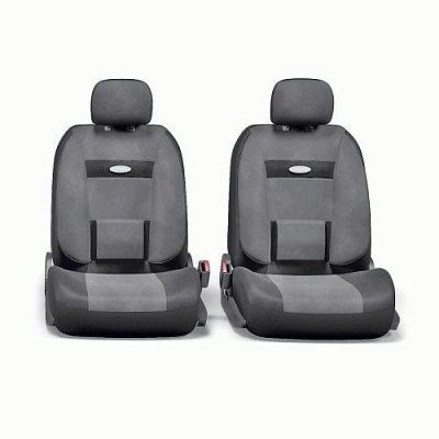 Чехлы COMFORT орто.под велюр 11пр карм 6 мол чёрн/т.сер р-р М 5шт COM-1105 BK/D.GY (M)