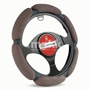 Оплетка спонж серая-темно Autoprofi Алькантара 6 подушек 25шт/уп SP-5026 D.GY (L)