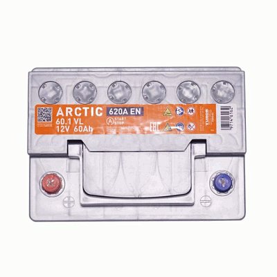 Аккумуляторная батарея 60 Ач Титан Arctic Silver п/п  24,2*17,5*19
