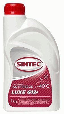 Антифриз Sintec Luxe (-40) 1кг G12+ (красный)