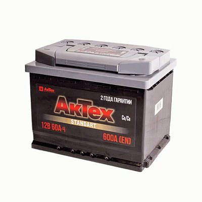 Аккумуляторная батарея 60 Ач Aктех Standart о/п 24,2*17,5*19,0