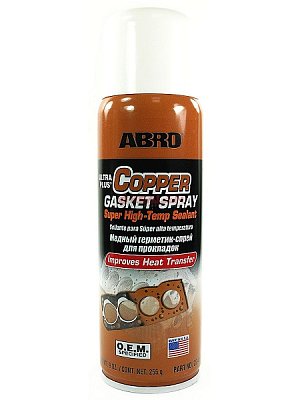 Герметик прокладок ABRO медный аэрозоль 450мл CG-418-R