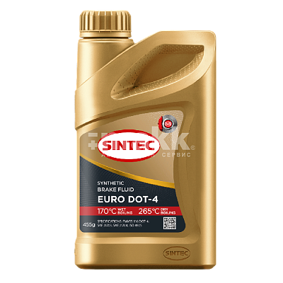 Тормозная жидкость Sintec Euro DOT-4 455 гр 