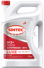 Антифриз  Sintec Luxe (-45) 10кг G12 (красный)