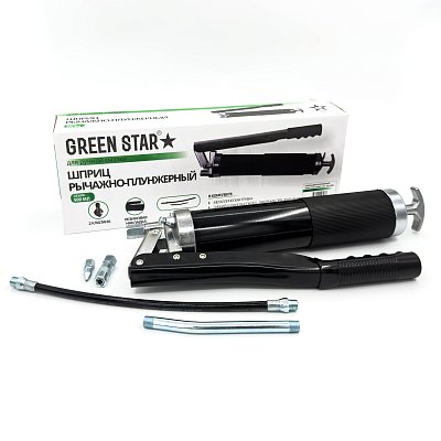 Шприц 2-х плунжерный 500 мл под тубу Green Star