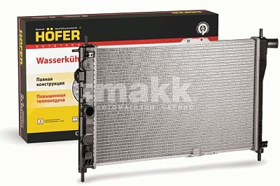Радиатор охлаждения Daewoo Nexia 8кл.-16кл. M/T, паяный HF 708 490 Hofer