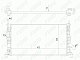 Радиатор охлаждения Ford Focus II A C (05-) FRC1030 Fehu