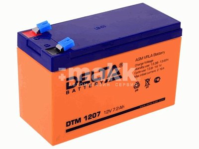 Аккумуляторная батарея Delta 12В 7 Ач DTM 1207