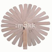 Набор щупов прямых для измерения зазоров (20 шт) 0,04-0,63мм, 0,0015"-0,025" AV-Steel  AV-921125