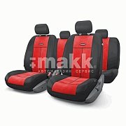 Чехлы Autoprofi AIRBAG TT-902V BK/RD