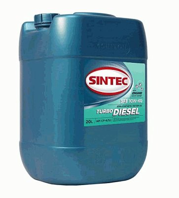 Масло моторное SINTEC Турбо Дизель 10W40  CF-4/SJ п/с 20л  