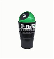 Контейнер для мусора в салон  автомобиля зеленый 9,9*17,2 см ТМ Green Star