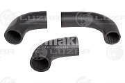 Патрубки радиатора УАЗ 3741 90 л.с., 417 EPDM, (компл. 3 шт.). LPK 0351 LUZAR