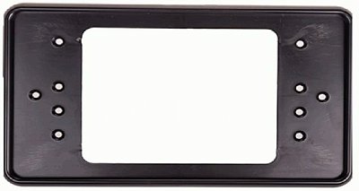 Рамка номерного знака квадратная 290*170 ГОСТ пластм черная под болт
