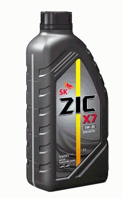 Масло моторное ZIC X7 5W30 синтетическое 1л
