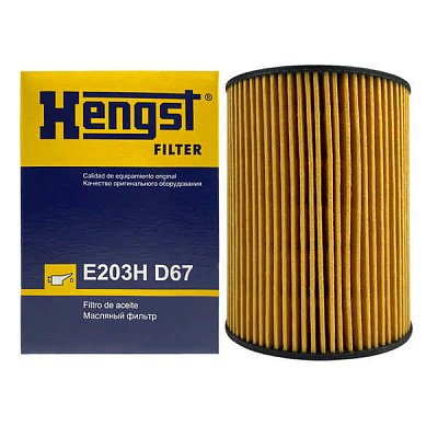 Фильтр масляный Hengst E203H D67 (HU 715/5 x) BMW 5, 6, 7, X5