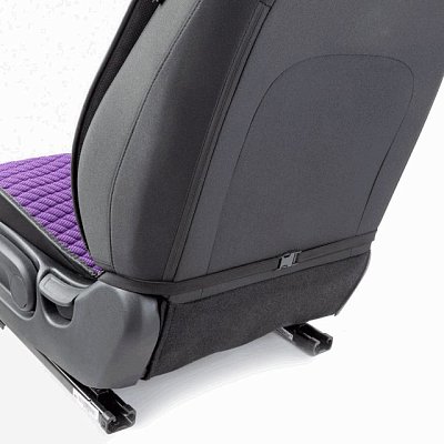 Накидки на сиденье Car Performance передние 2 шт fiberflax фиолетовые 5шт/уп CUS-1032 VIOLET
